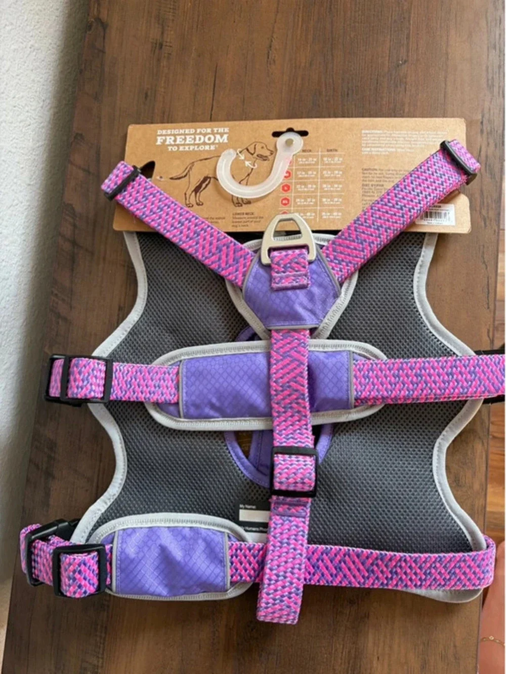 NEW Arcadia Trail Purple/Pink Dog Harness size L